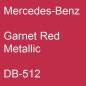 Preview: Mercedes-Benz, Garnet Red Metallic, DB-512.